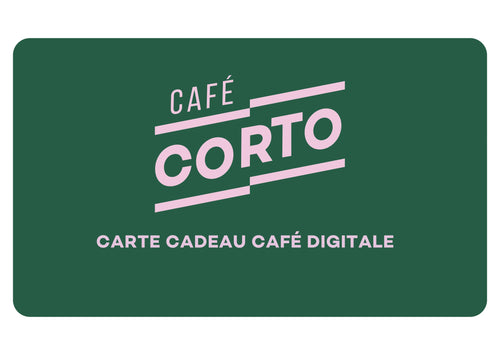 Carte cadeau café Café Corto : Torréfaction de cafés de spécialité