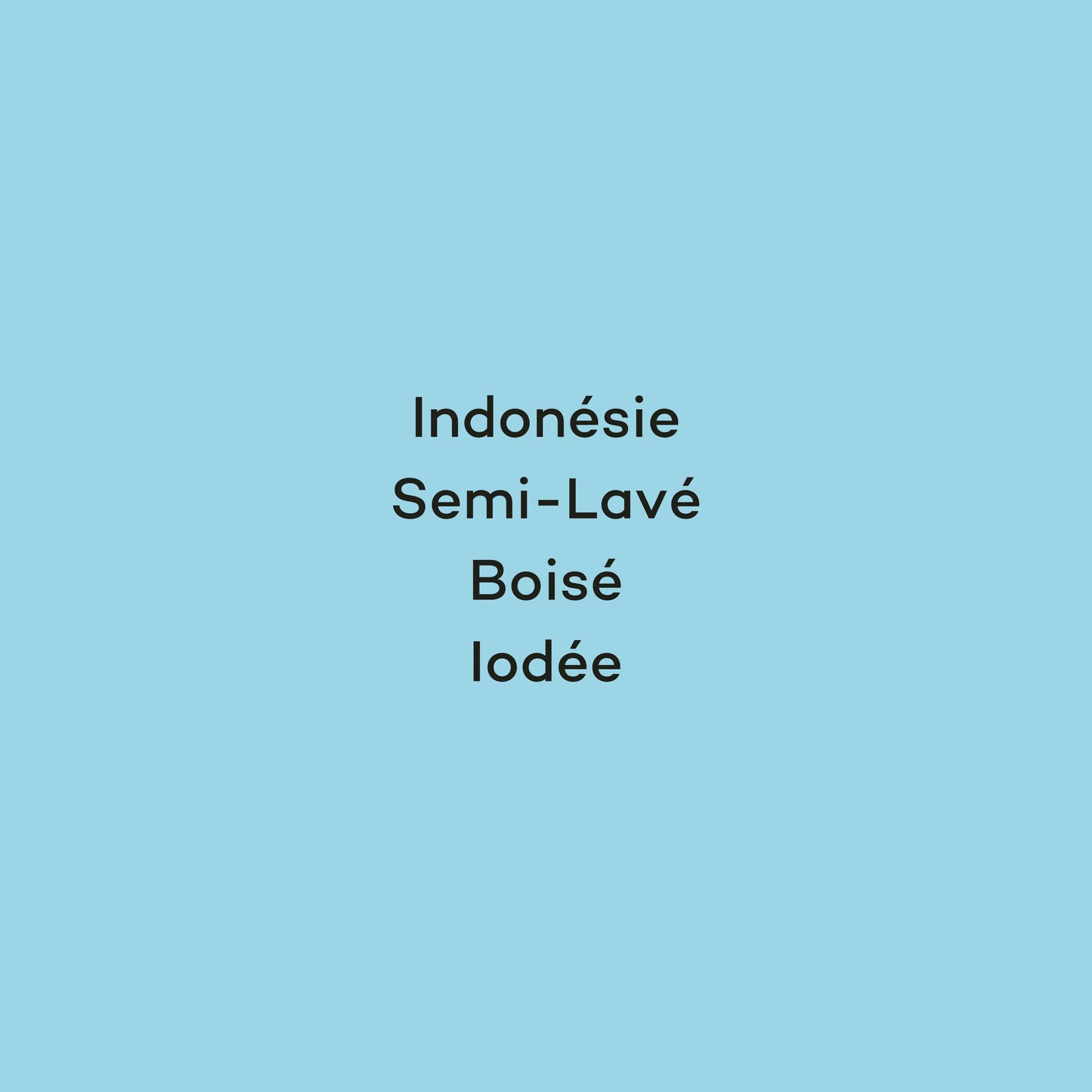 KOPI - INDONÉSIE
